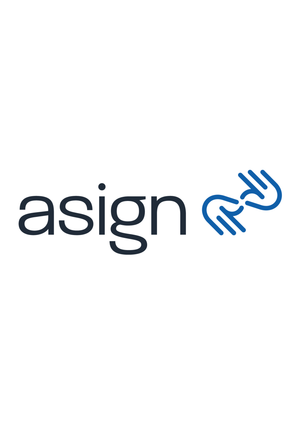 Logo for Asign.