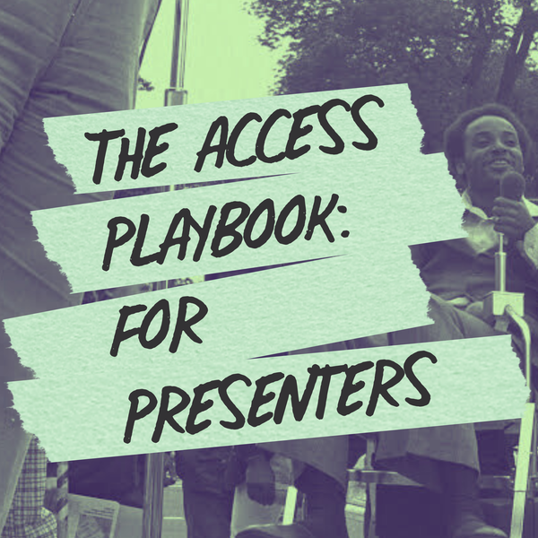 The Access Playbook: For Presenters Pilot