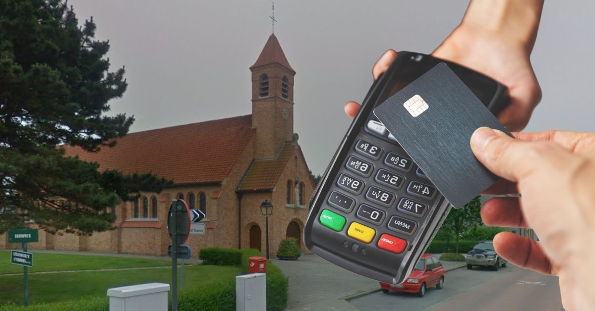 In Zwankendamme kan je voortaan naast met schaamhaar ook met kaart betalen