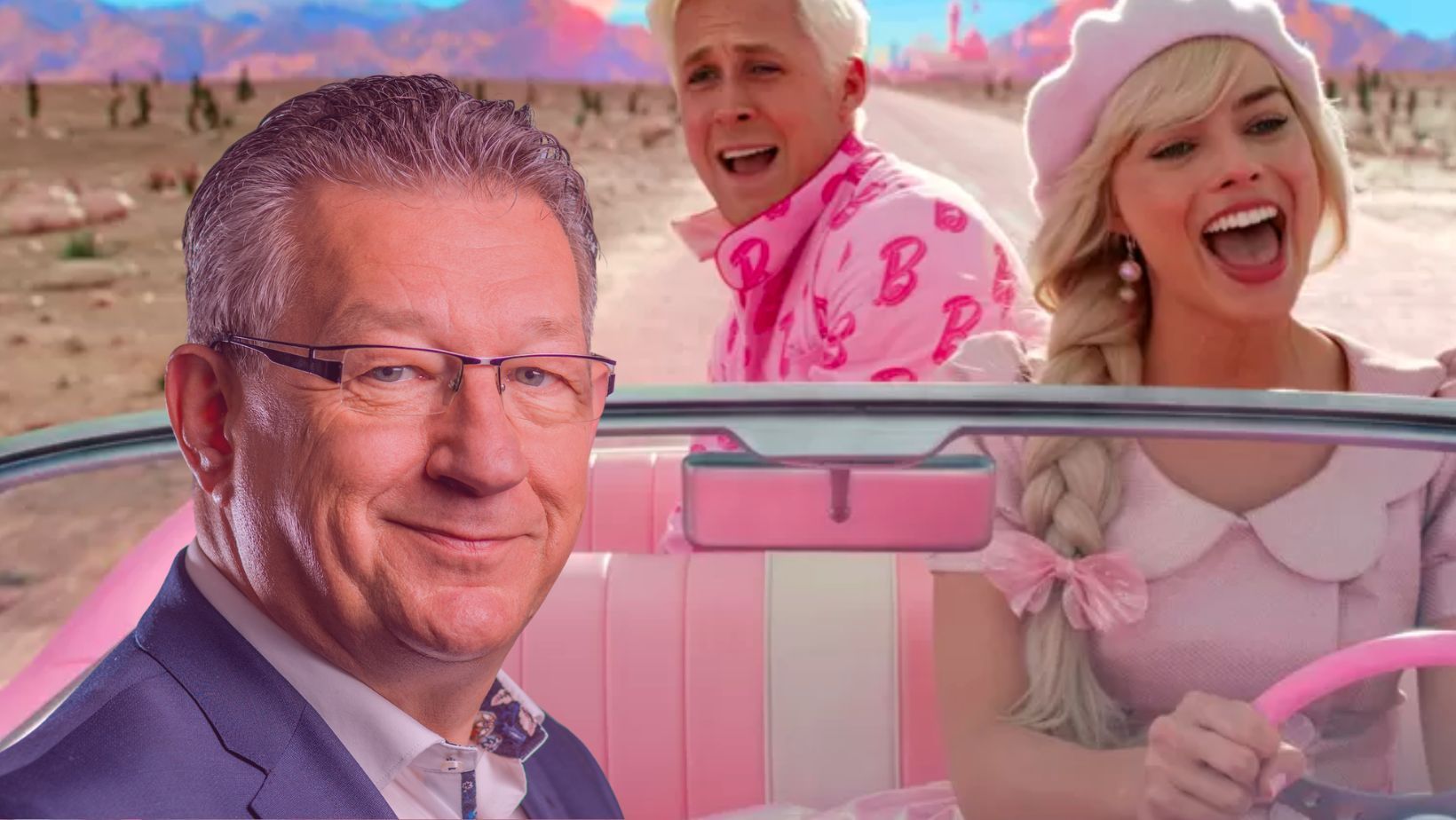 Dirk De fauw is een veranderd man na het zien van de Barbie-film