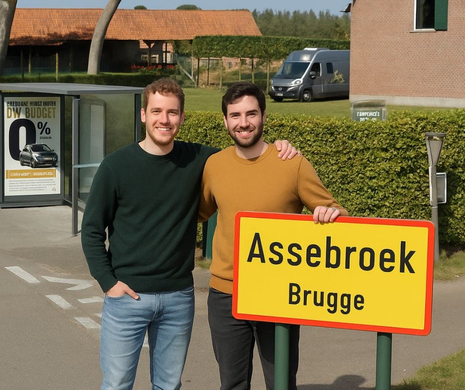 Assebroekse broers verplaatsen dagelijks grens met Oedelem en maken Brugge zo groter