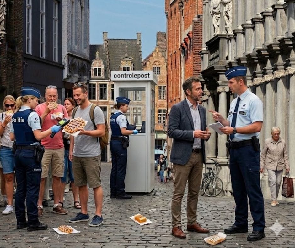 Passage in Breidelstraat voortaan enkel op vertoon van geldig wafel-aankoopbewijs