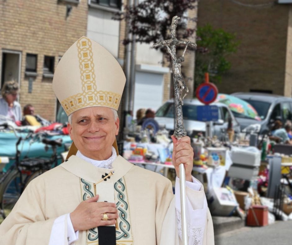Natuurbranden in Nederland zijn een straf van God, aldus Paus die op bezoek is op Sint-Pieters