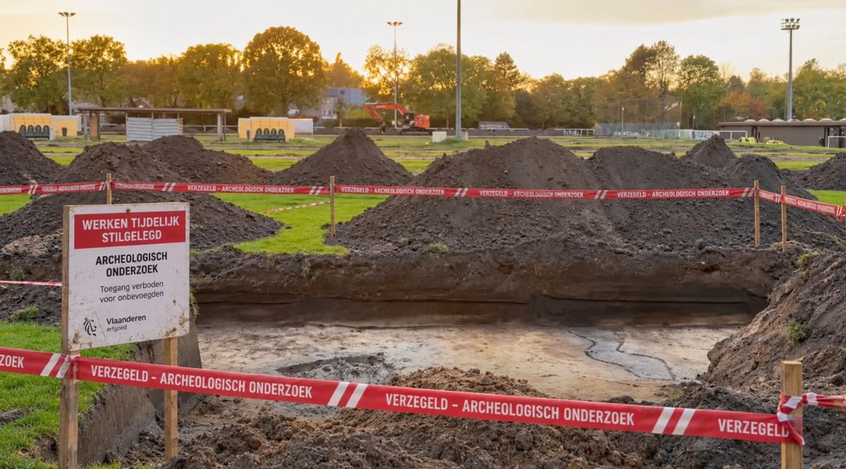 Photo: De Brugse Stem Club Brugge Starts Preliminary Work For New Stadium