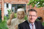 Burgemeester De fauw legt eerste steen van tuinhuis van Roger
