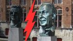 Borstbeeld Van Acker vervangen door Willy Lustenhouwer - Socialisten zingen 'Zet je vanachter' op 1 mei