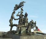 Meerderheid van de Bruggelingen verlangt naar  gedateerde bronzen fontein op 't Zand