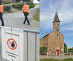 Man loopt tegen Sint-Pieterskerk, valt