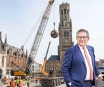 Laatste dronefoto's van het Brugse Belfort: "toren gaat tegen de vlakte"
