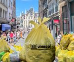 Tegenslag voor afvalplan: gele vuilniszakken in straatbeeld beschermd door Unesco