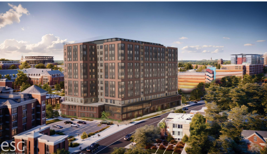 Developer Pitching 12-Story Apartment Downtown Describes Proposal, Projects Optimism