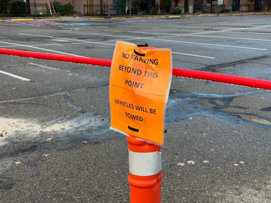 Bailey Street Lot Loses Most Public Parking Amid Development Dispute
