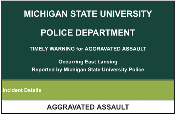 Aggravated Assault Alert Goes Out; No Injuries Reported
