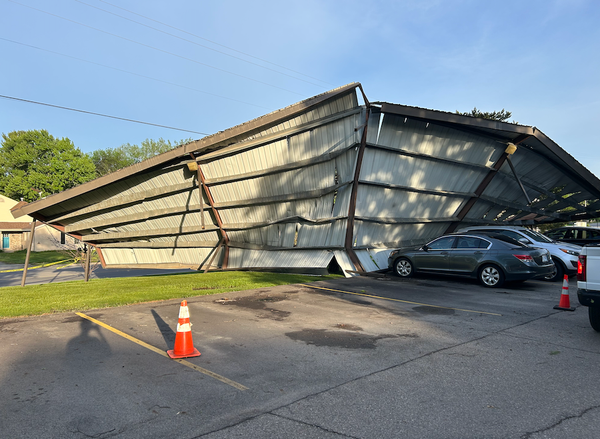 Photos: Large Thunderstorm Brings Downed Trees, Power Outages to East Lansing