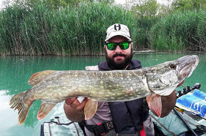 Il Luccio in Belly Boat