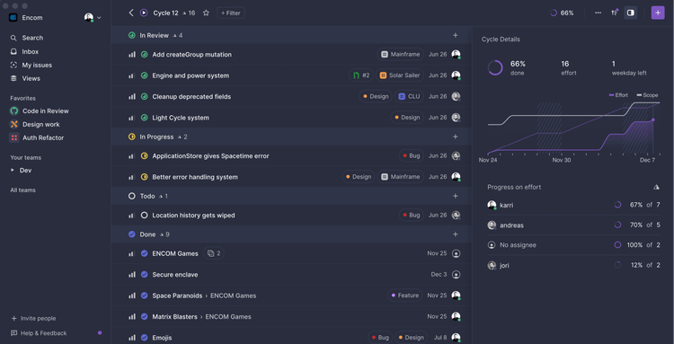 Tech Review: 5 Features that make Linear a Modern and Minimal Issue Tracker