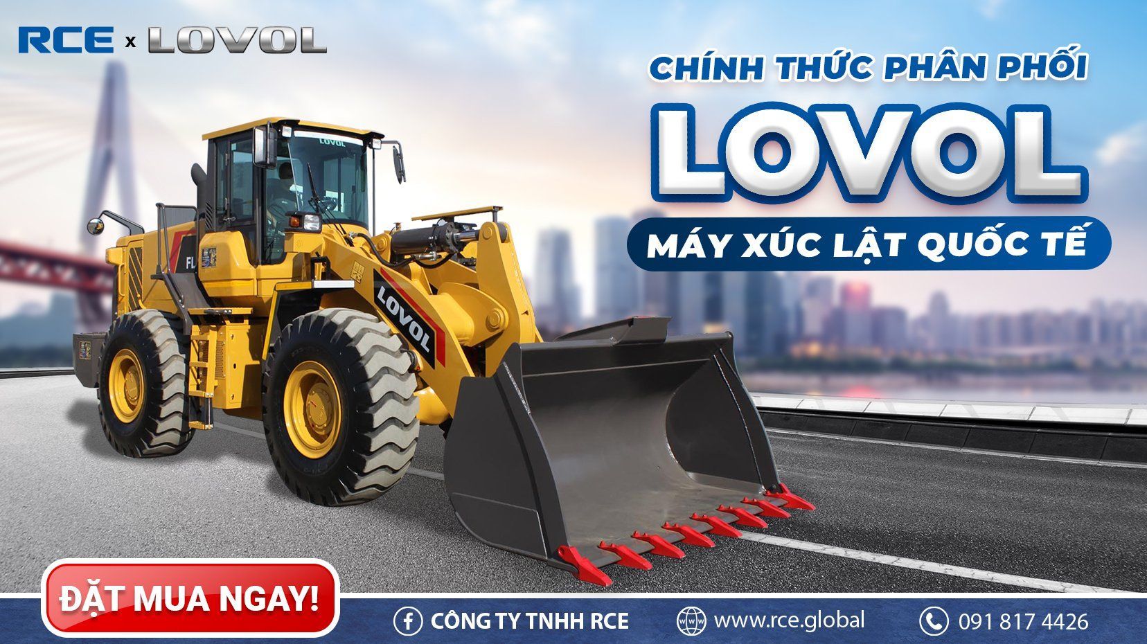 THƯƠNG HIỆU MÁY XÚC LẬT HÀNG ĐẦU TRUNG QUỐC CHÍNH THỨC ĐƯỢC PHÂN PHỐI TẠI VIỆT NAM
