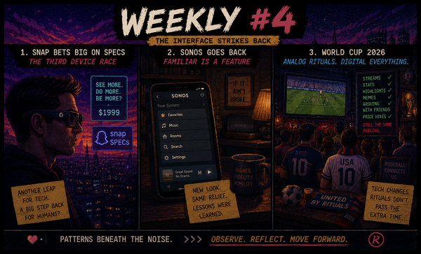 Weekly #4 - The Interface Strikes Back