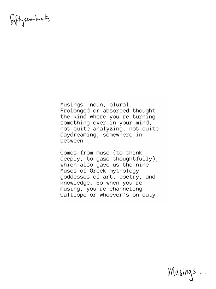 musings