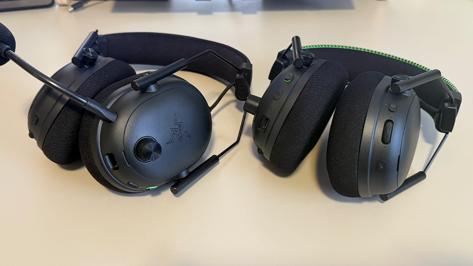 BlackShark V3 Pro Xbox version on the right