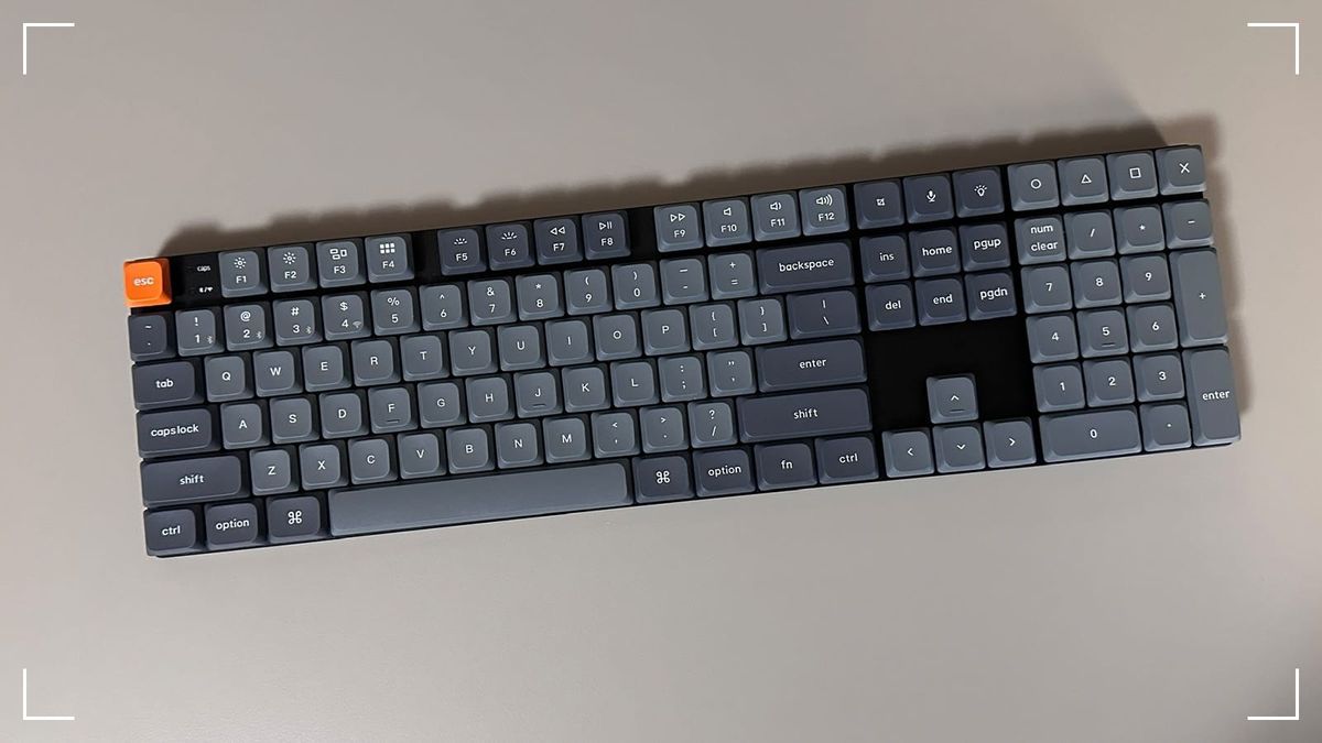 Keychron K5 Max keyboard top down view