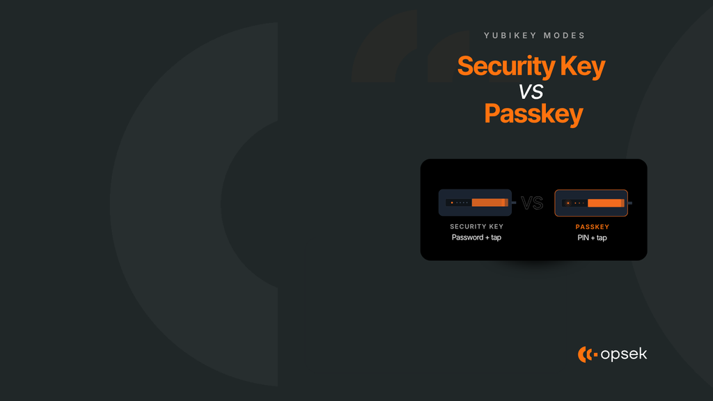 YubiKey: "Security Key" vs "Passkey", what actually changes in your login flow