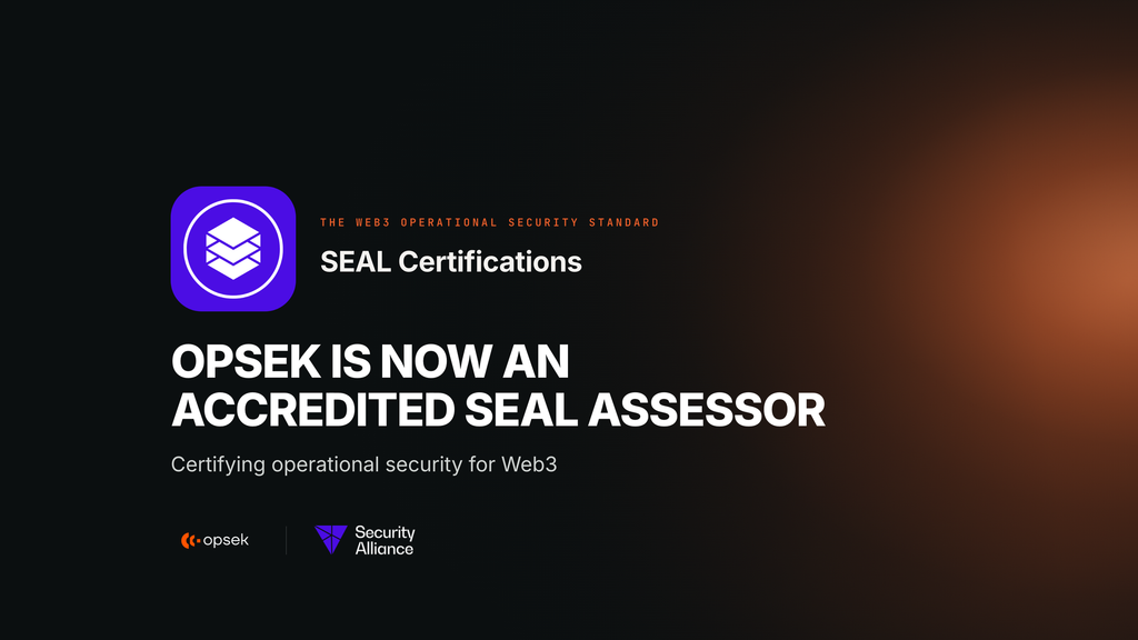 Operational security finally has a standard, and we're accredited to certify it