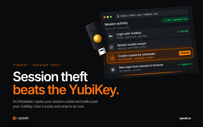 Why a YubiKey is not enough: Session theft, EDR and MDM