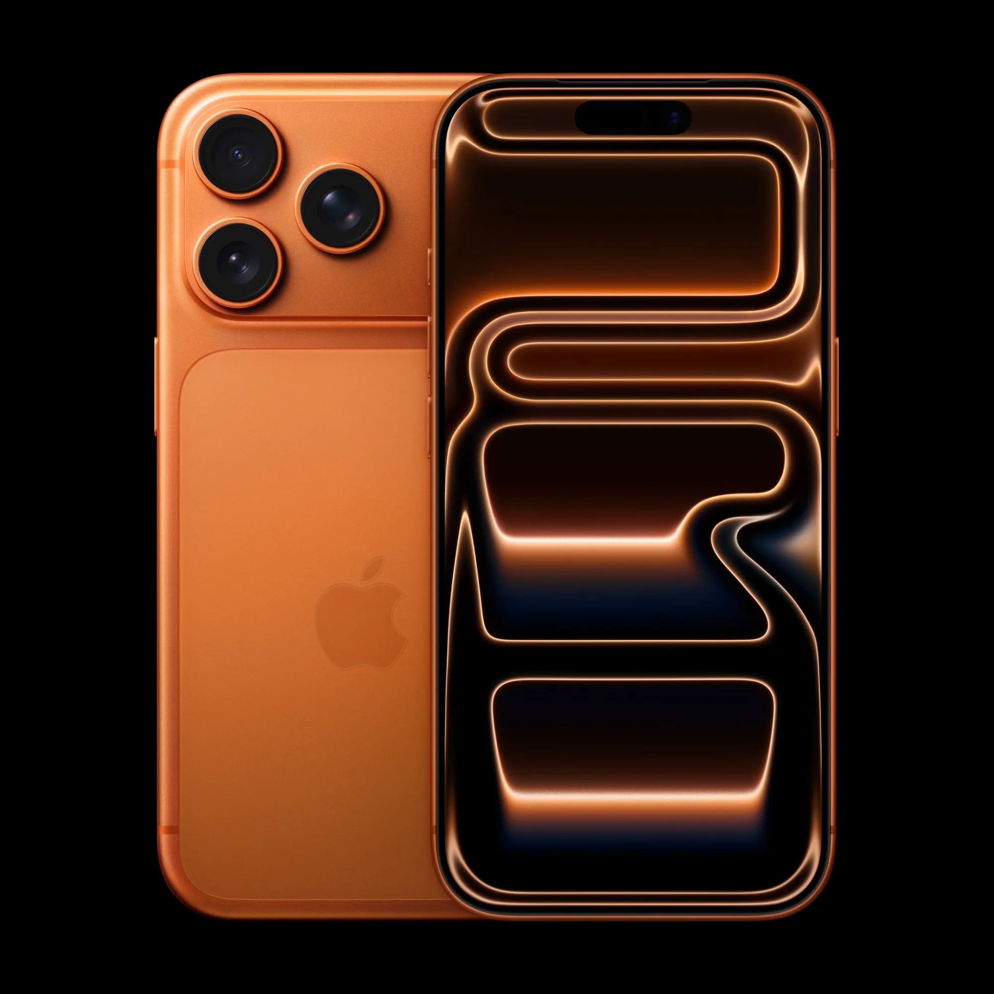 Apple iPhone 17 pro colore Arancione Cosmico