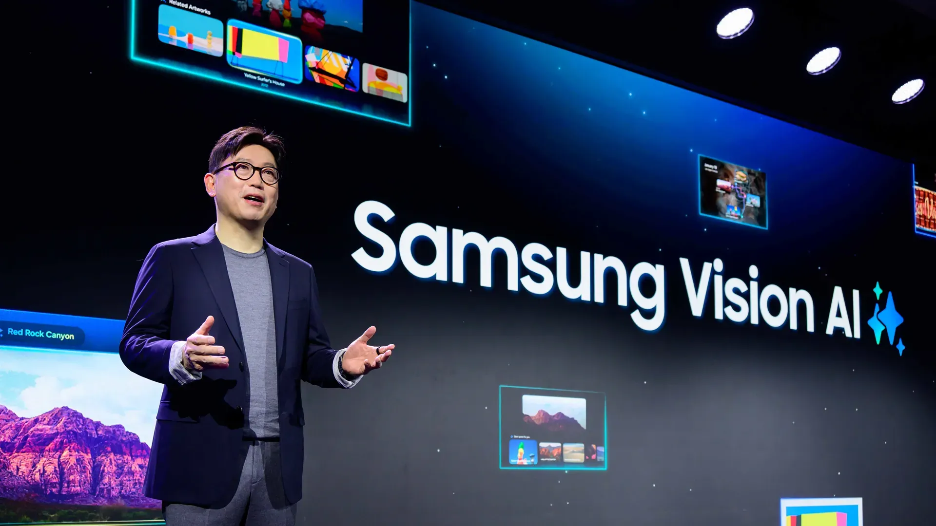Evento di presentazione dei Tv Samsung