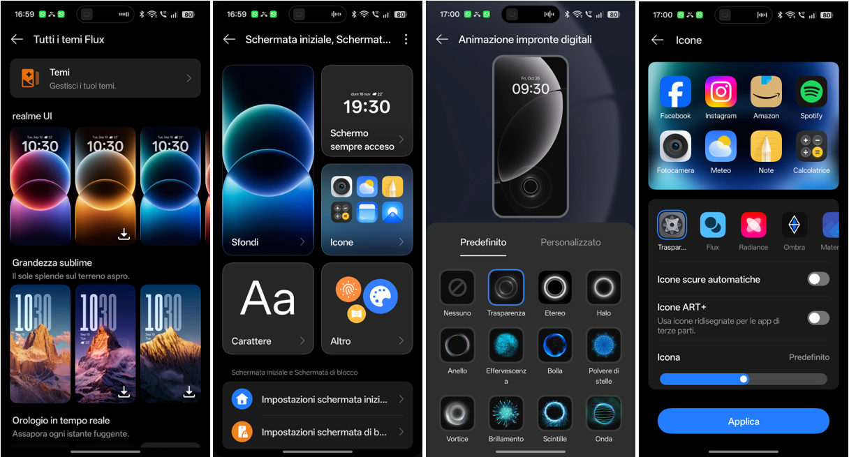 La personalizzazione della UI è molto ampia e l'aggiunta dei temi Flux abbellisce ulteriormente l'interfaccia
