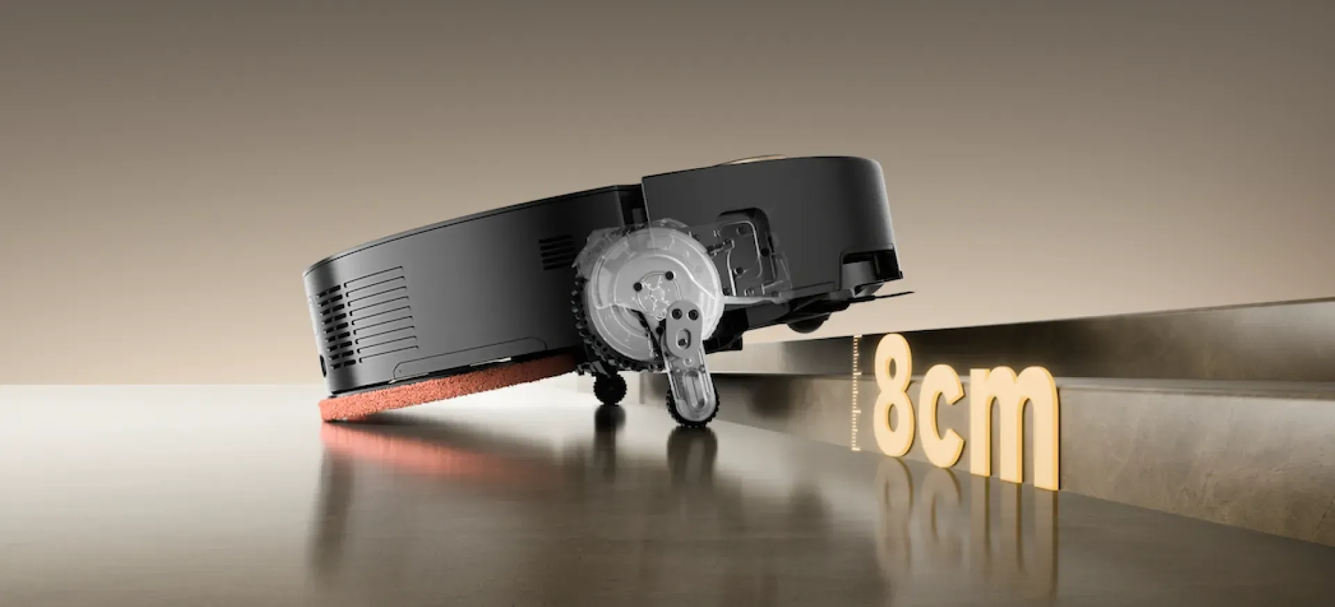 La tecnologia StepMaster consente al robot di superare soglie fino a 8 cm