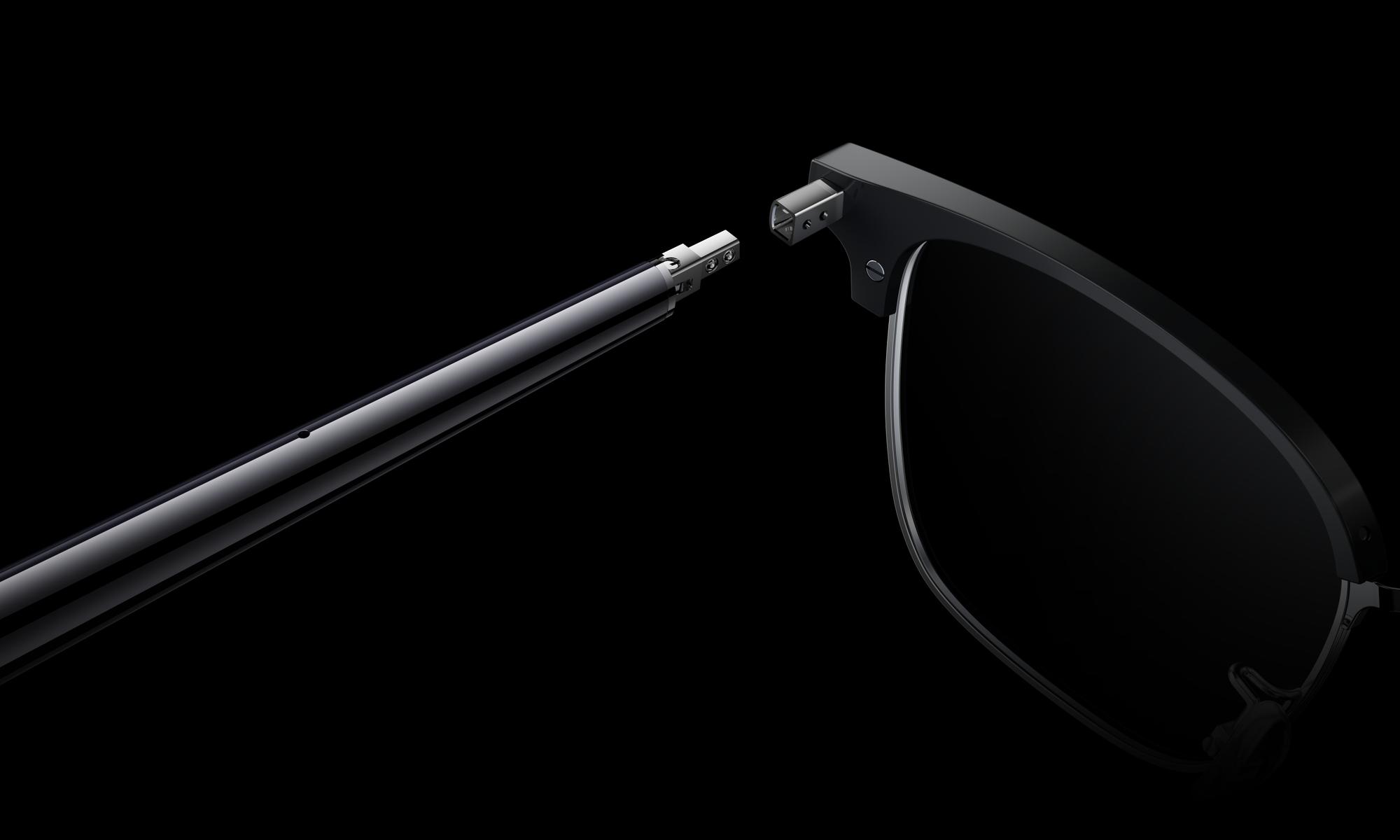 Per chi desidera personalizzare il proprio look, i modelli Browline e Pilot‑Style sono dotati di un meccanismo di sgancio rapido che consente di modificare facilmente lo stile degli smart glasses, adattandoli a ogni occasione