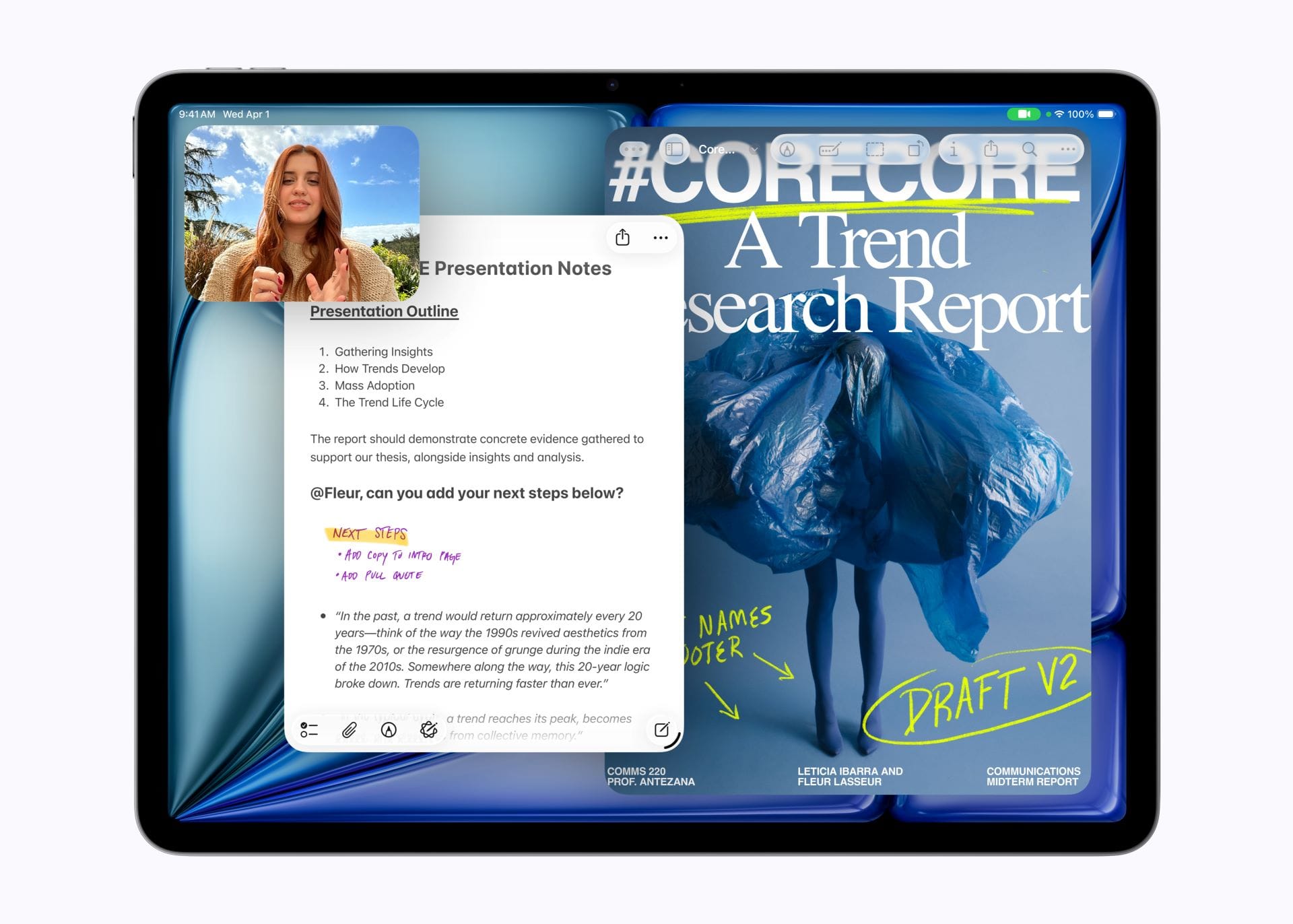 Il multitasking di Apple iPad Air M4