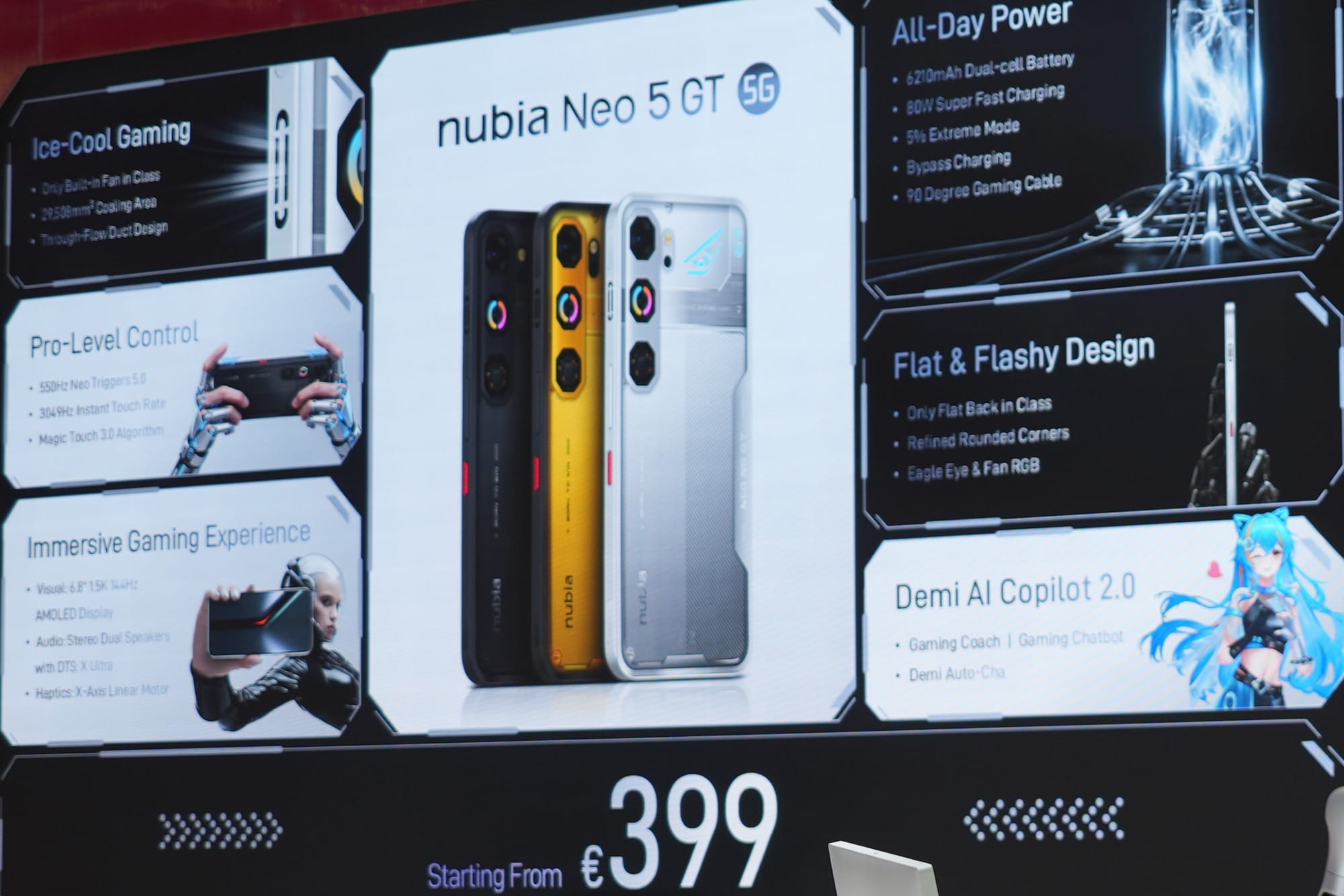 Il prezzo del Nubia Neo 5 GT potrebbe partire da 399 euro