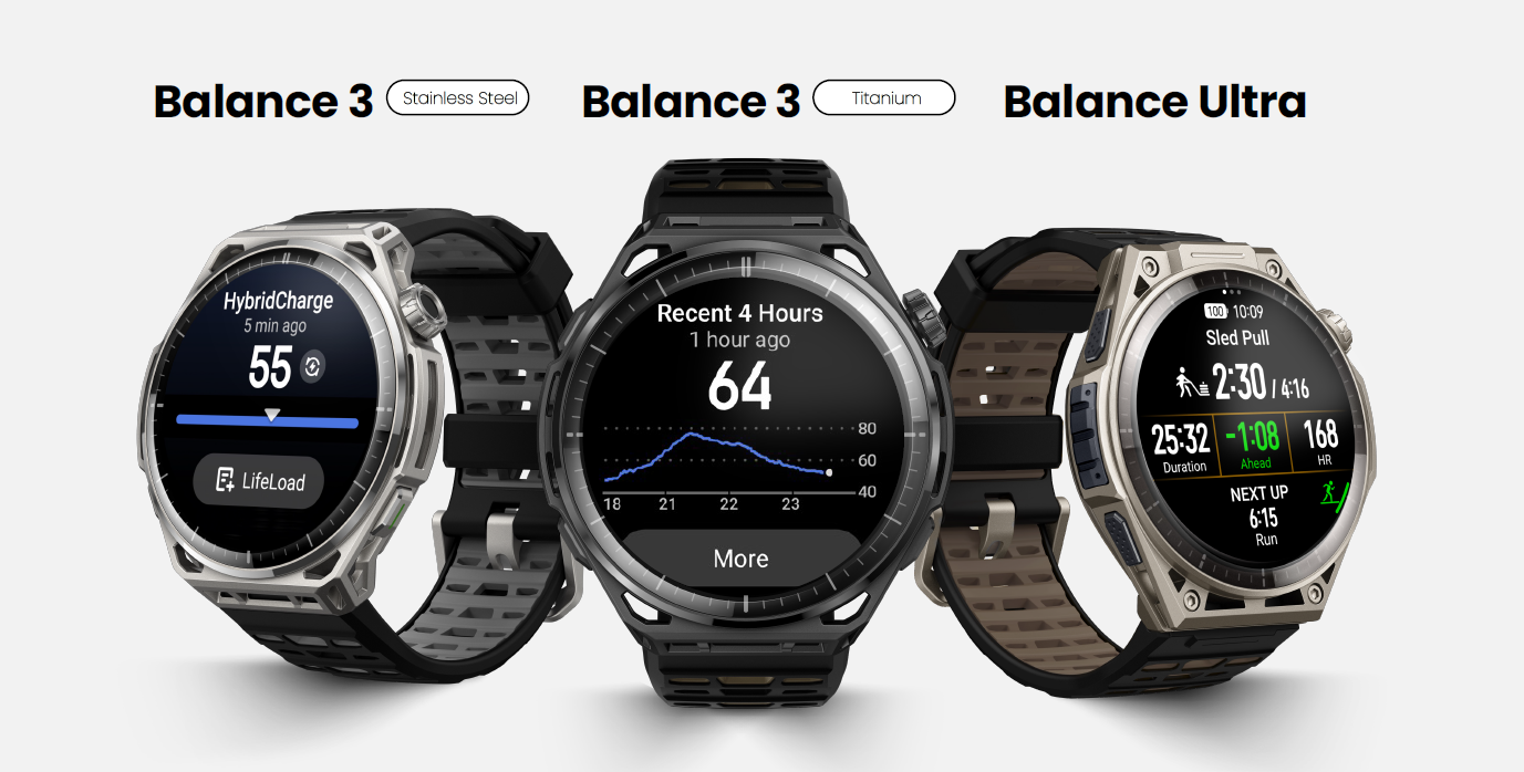 Balance 3 o Balance Ultra monitorano le performance e lo sforzo cardiaco dal polso