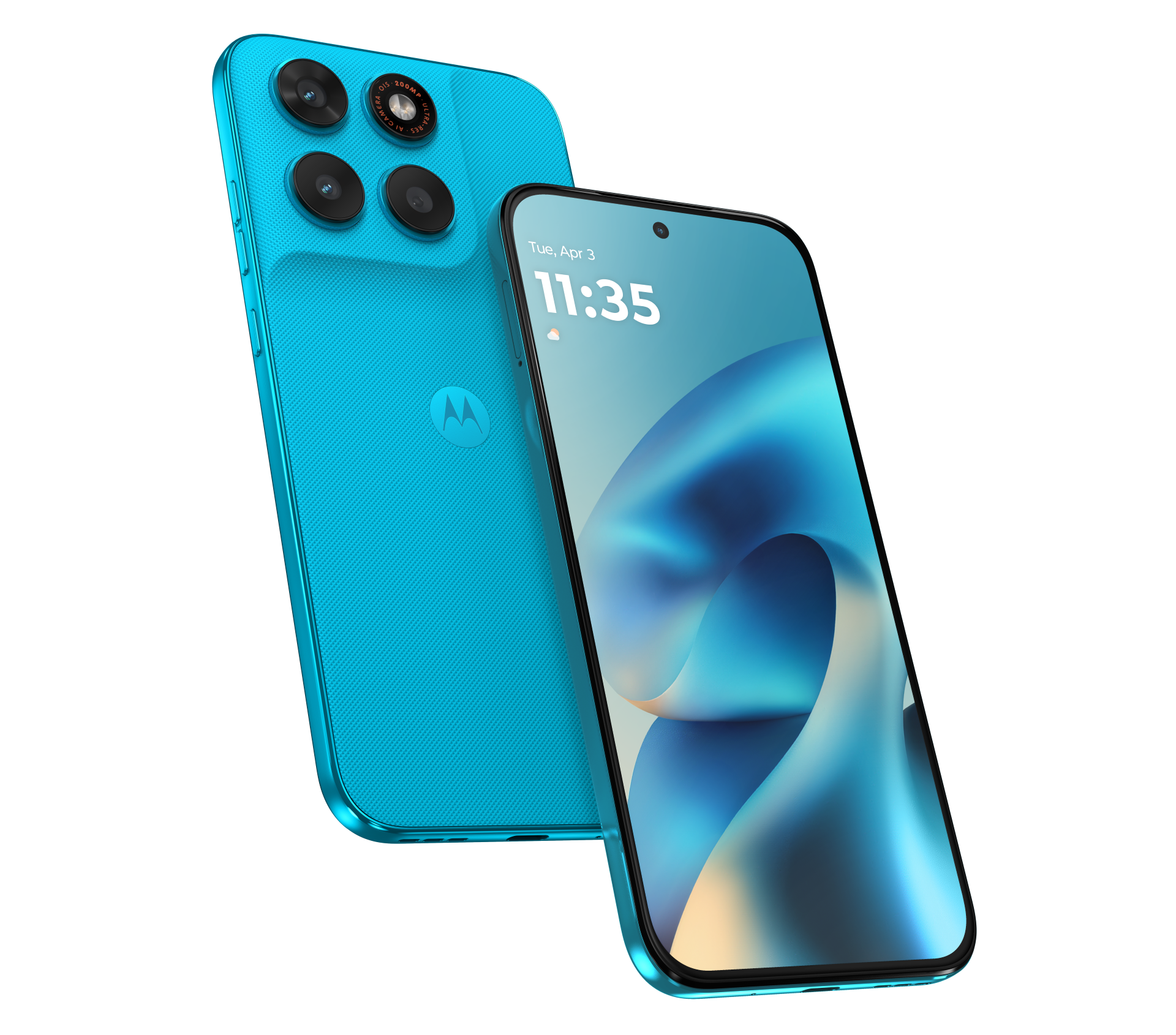 Motorola moto G87 nella versione Blue Atoll
