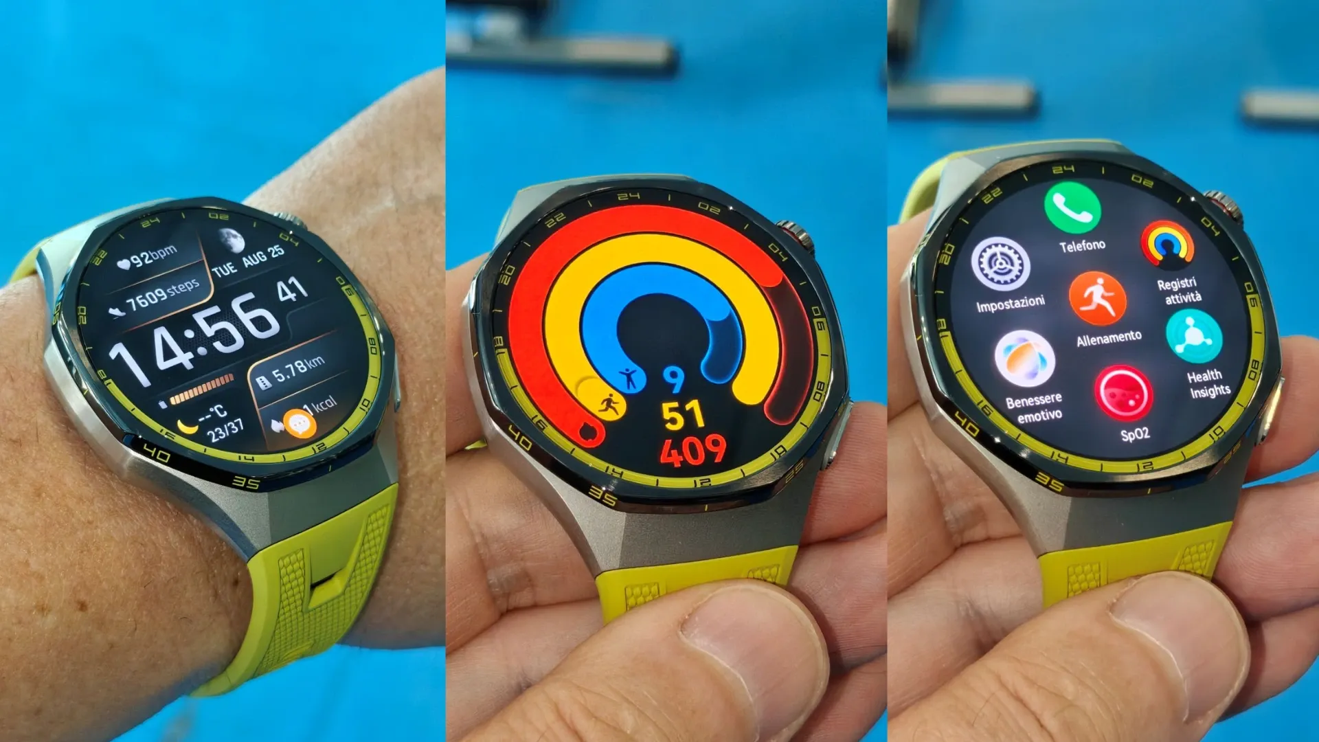 Alcune schermate del Watch GT 7 Pro
