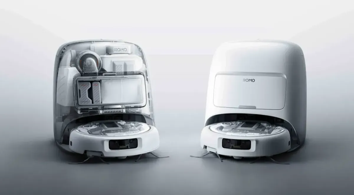 DJI: presentato ROMO, il primo robot aspirapolvere con il DNA e la tecnologia dei droni