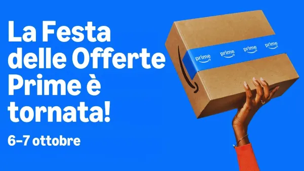 Amazon Festa delle Offerte Prime torna il 6 e 7 ottobre 2026 