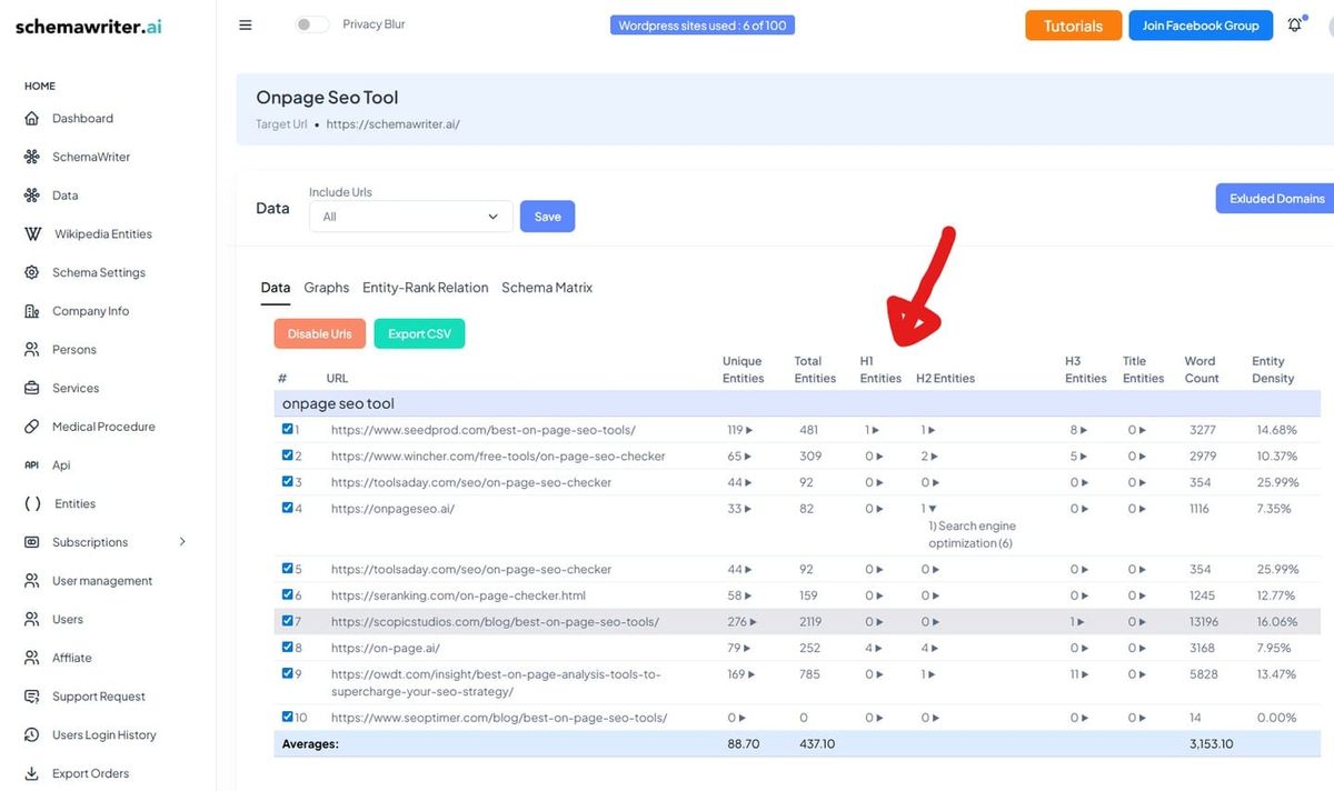 Reverse engineer your competition entities with http://schemawriter.ai