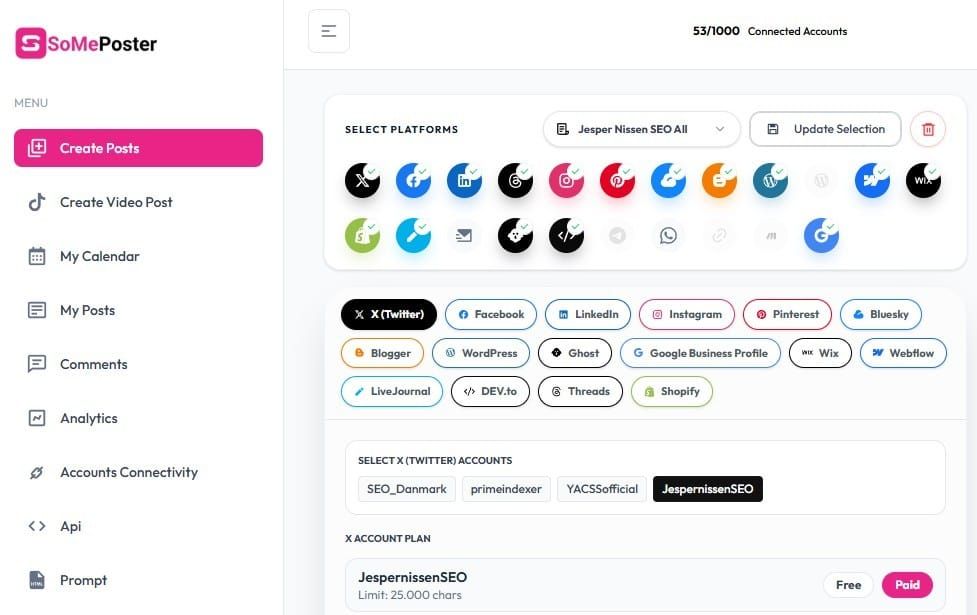 Someposter - The number one social media posting tool is now LIVE:
