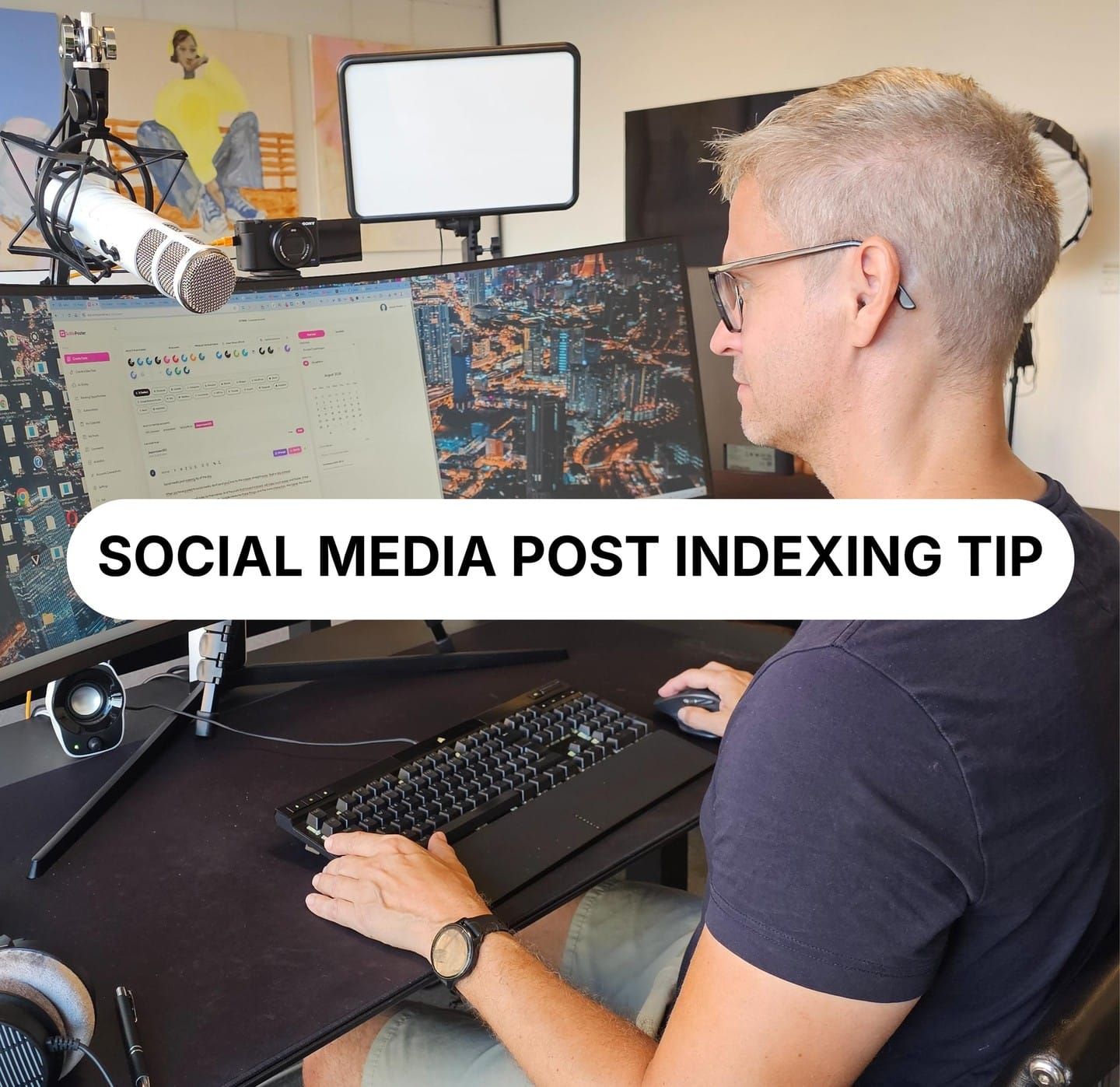 Social media post indexing tip of the day