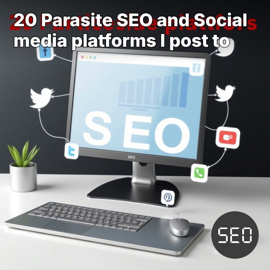 20 Parasite SEO and Social media platforms I post to