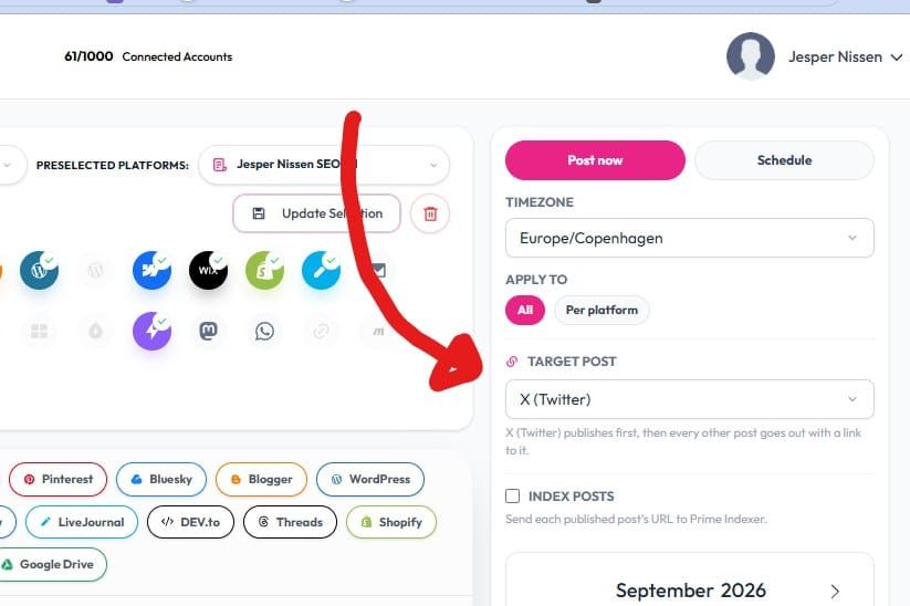 News in SomePoster - tiered linkbuilding