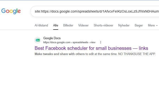 Google sheets index in Google