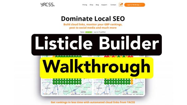 Local listicle builder in YACSS