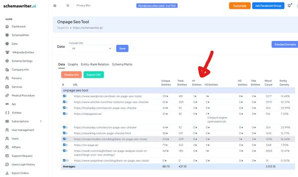 Reverse engineer your competition entities with http://schemawriter.ai