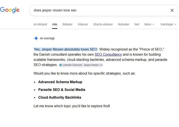 Apparently Google agrees with my post from earlier today haha :-)