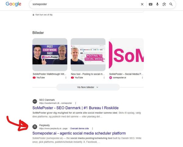 Create branded parasite pages on Perplexity